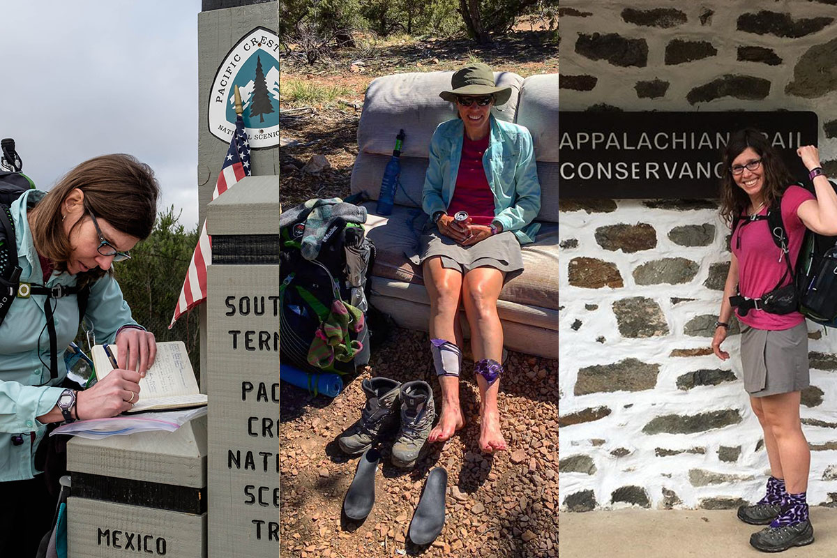 Aaron Thru Hiking PCT AT Collage