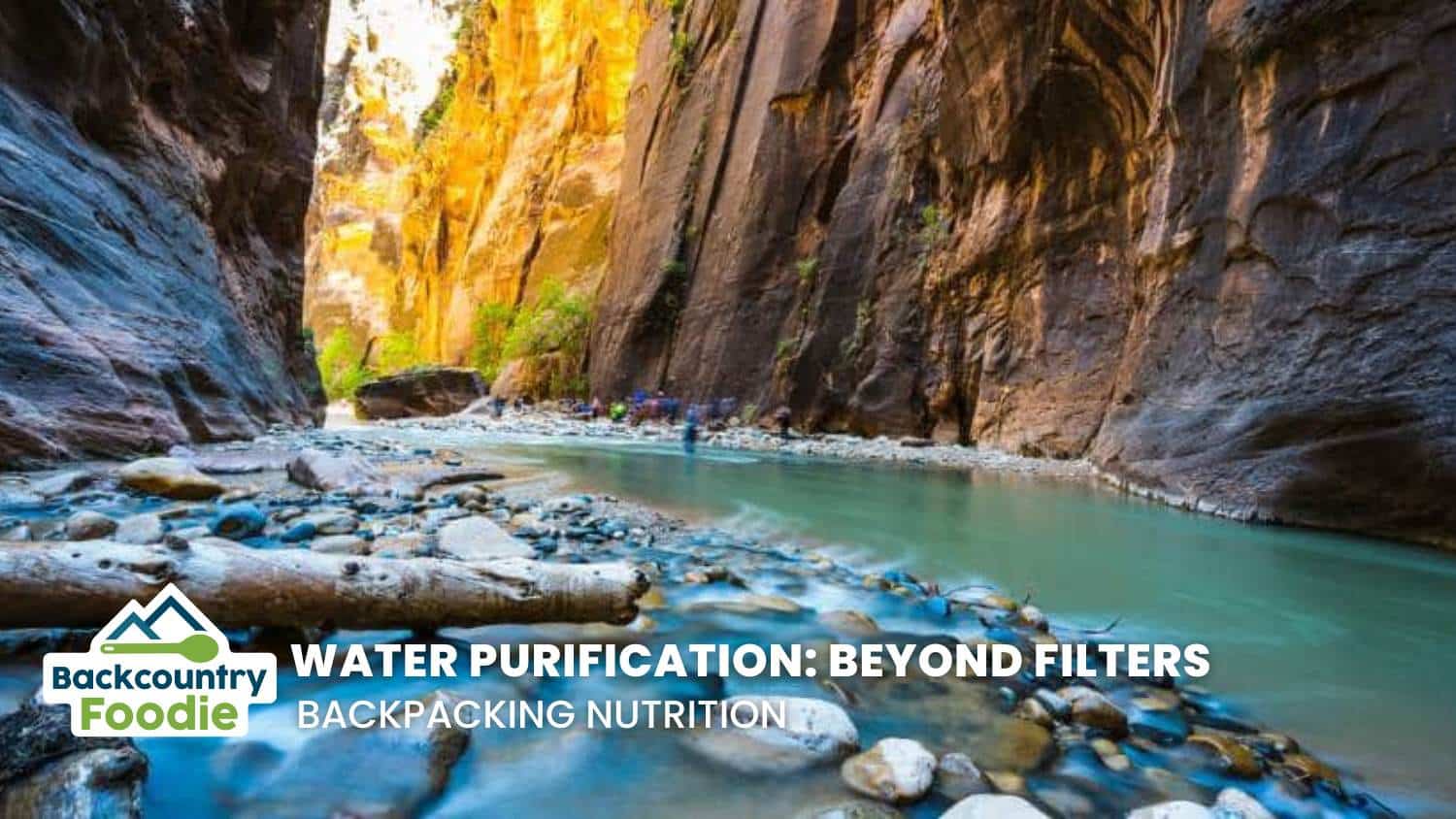 Backcountry Foodie Backpacking Water Purification blog thumbnail image
