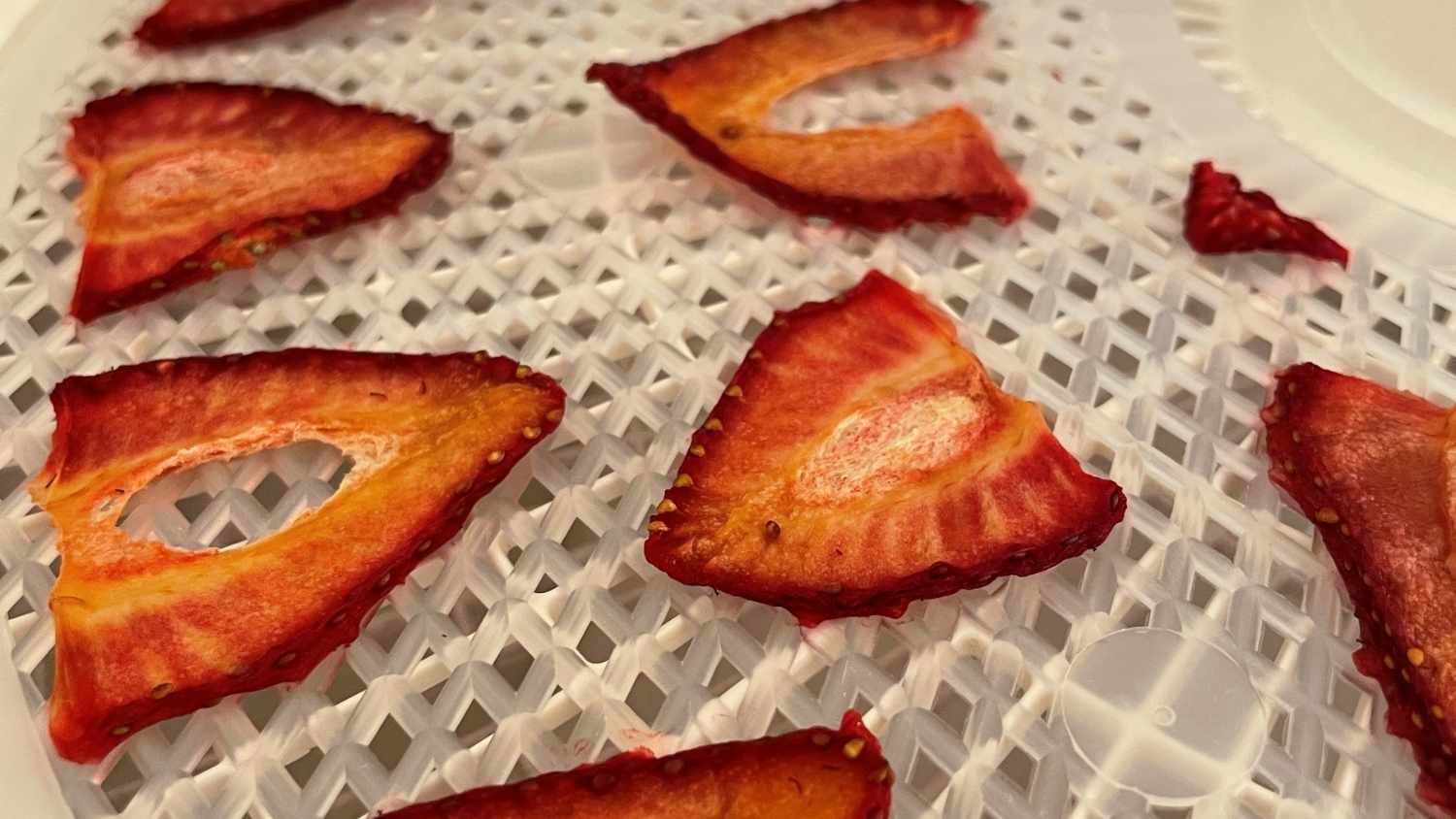 dehydrated strawberries for backpacking meals