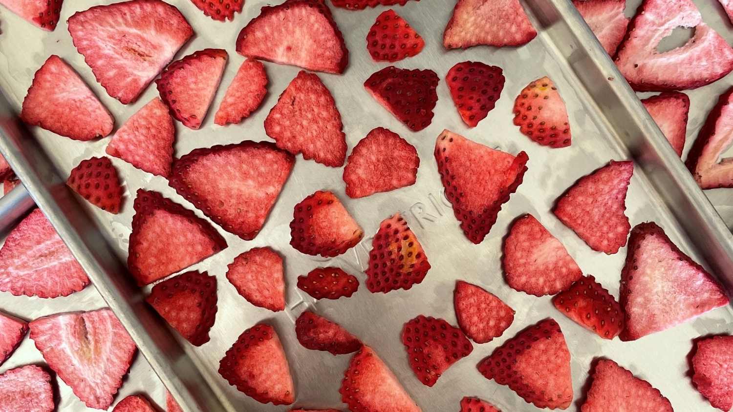 freeze-dried strawberries for backpacking meals