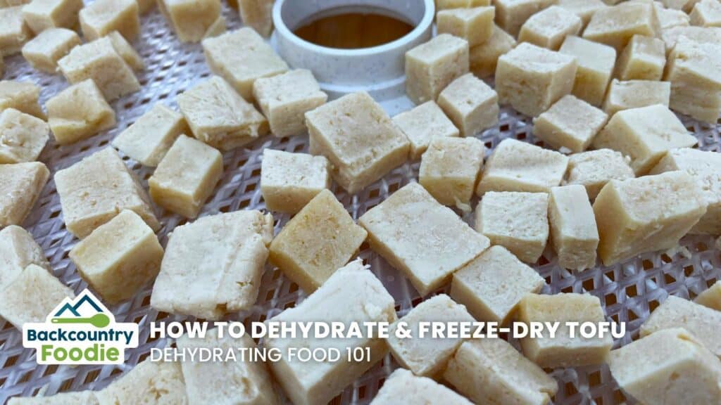 Backcountry Foodie How to Dehydrate Tofu for Backpacking Meals Dehydrating Food 101 blog