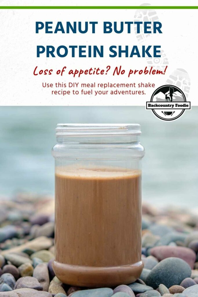Calling all peanut butter lovers! Have you ever considered drinking your meals on the trail? Discover your new favorite backpacking recipe to fuel your adventures. #backpackingmealideas #hikingfoodideas #nocookbackpackingrecipes #coldsoakbackpackingideas #backcountryfoodie