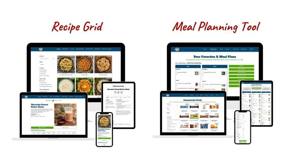 Backcountry Foodie Recipe Grid and Meal Planning Tool