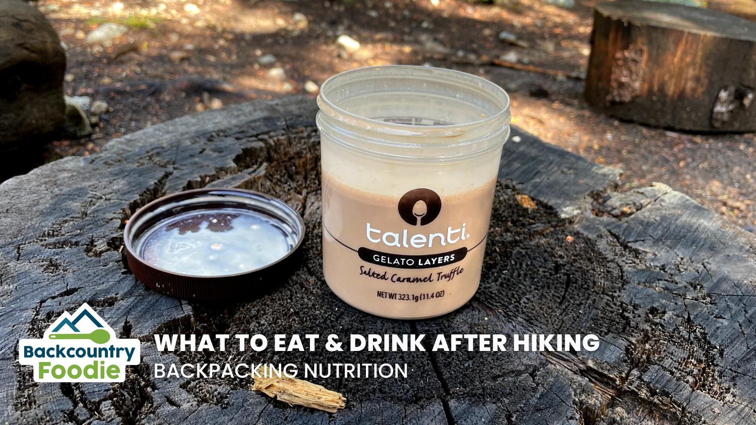 Backcountry Foodie What to Eat and Drink After Hiking blog post cover image