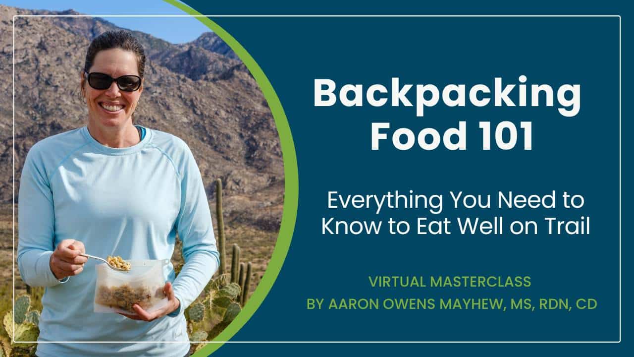 Backpacking Food 101 Masterclass Cover Image new branding