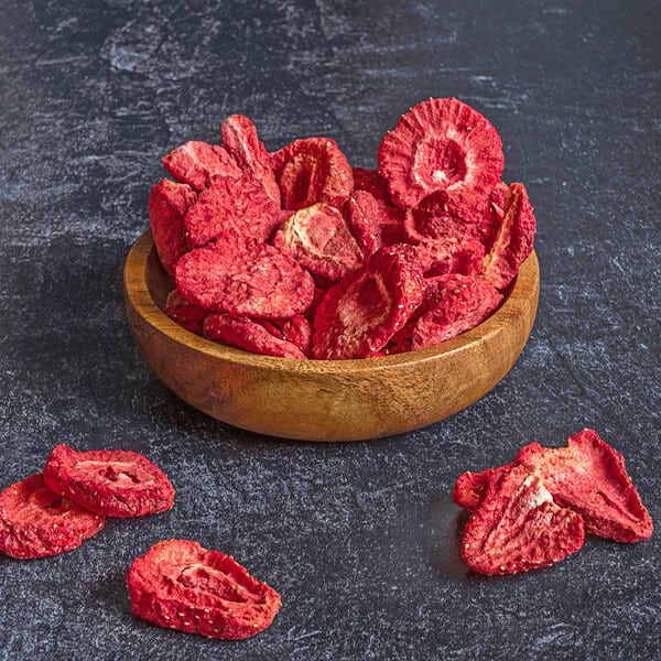 Comercially Freeze Dried Strawberries
