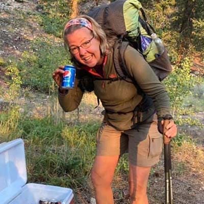 Ellie Average Hiker Backcountry Foodie ultralight recipes and meal planning website testimonial headshot