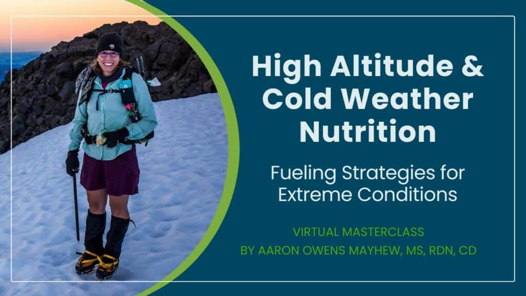 High Altitude Cold Weather Nutrition Masterclass Cover Image new branding