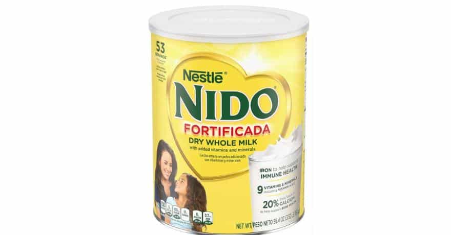 Nido Fortificado dry whole milk powder
