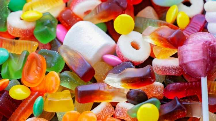 variety of simple carbohydrate sugary candy used for energy while backpacking