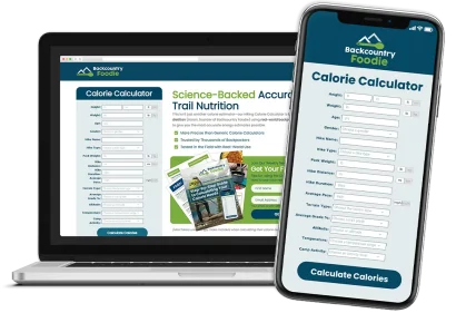 BF Calorie Calculator Mockup