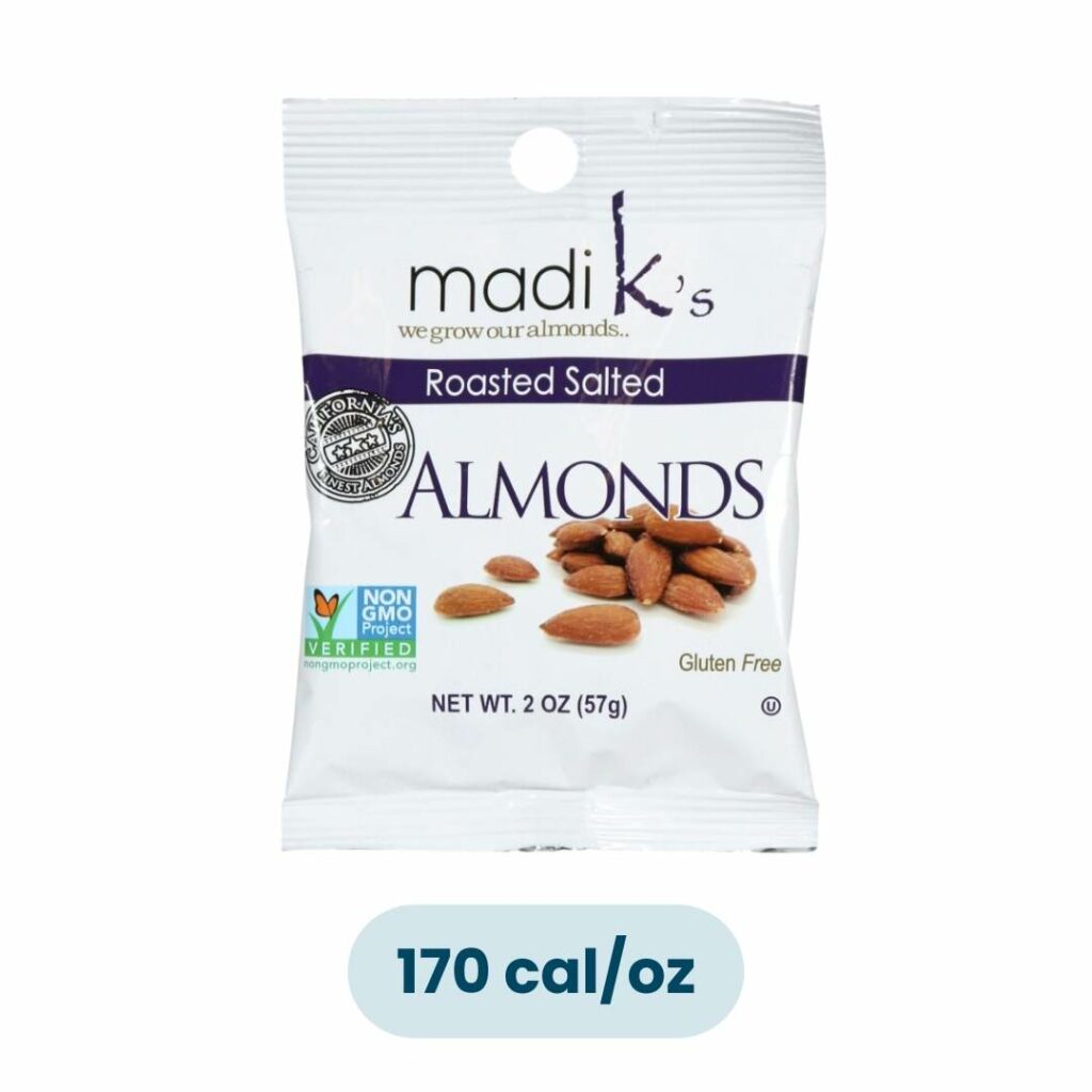 madi ks roasted salted almonds