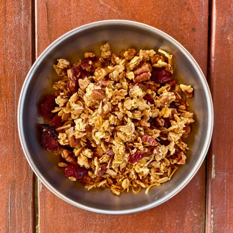 orange cranberry granola thumbnail image