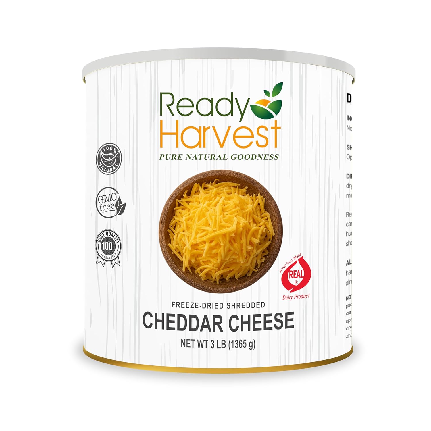 ready harvest freeze dried cheddar cheese